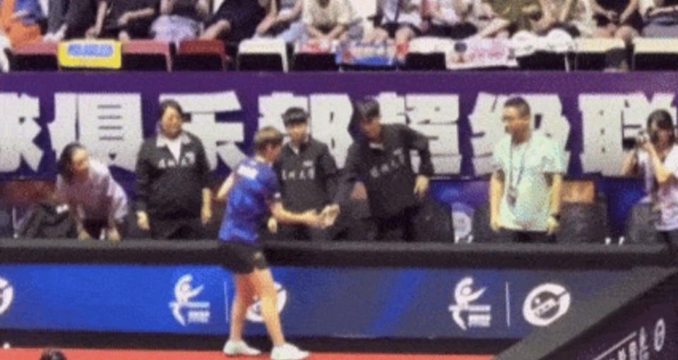 hrm, 孙颖莎和王, 比赛结束之